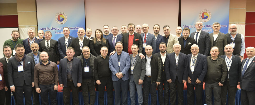 Samsun TSO Meclis Üyeleri, eğitim seminerine katıldı