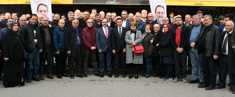 Başkan Zihni Şahin’e Atakum’da sevgi seli