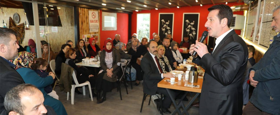 KÖKTAŞ VE TOK DEREBAHÇELİLERLE BULUŞTU