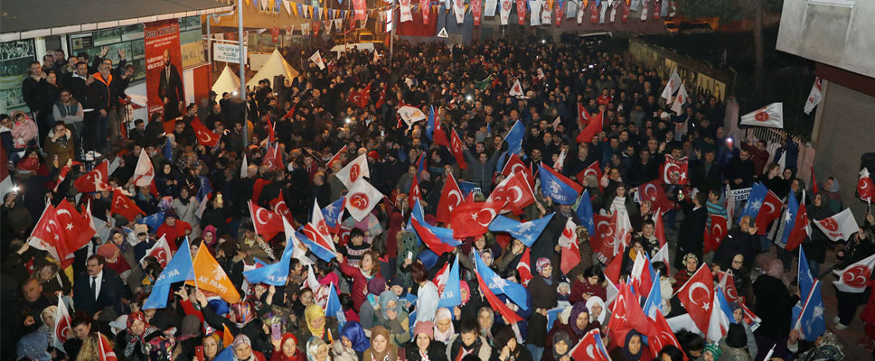Fatih ve Çay Mahallelerinde Dev Miting