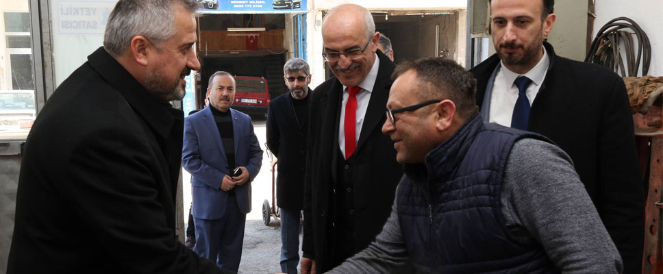 BAŞKAN KILIÇ’IN ESNAF ZİYARETLERİ