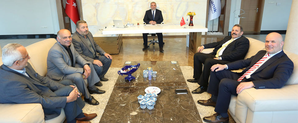 Başkan Sandıkçı’ya ziyaretçi akını