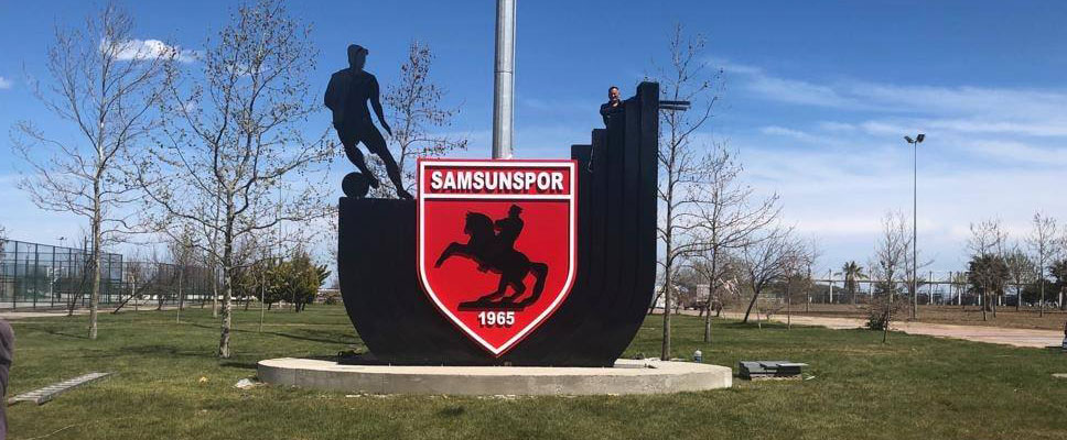 Büyükşehir’den Batı Park’a Samsunspor logosu