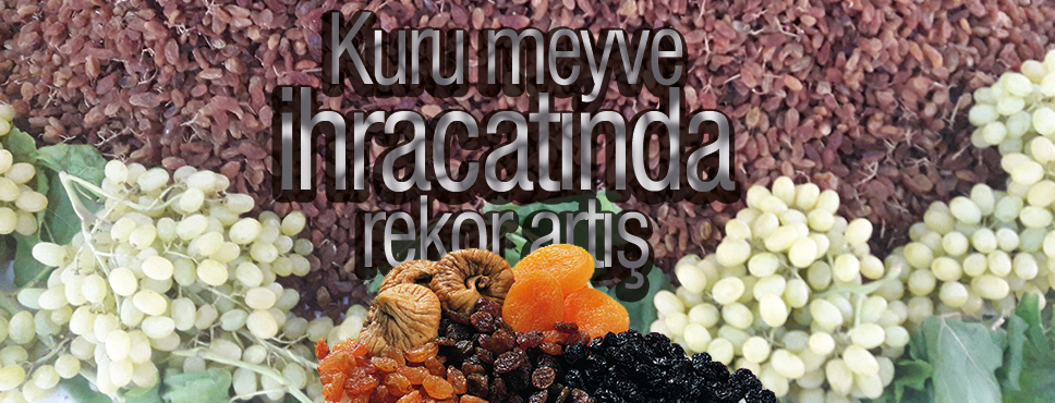 Kuru meyve ihracatında rekor artış
