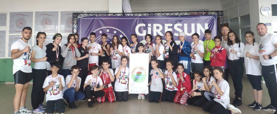 Giresun Kick Boks Turnuvasında İlkadım Rüzgarı Esti