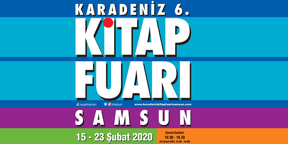 KARADENİZ 6. KİTAP FUARI BUGÜN AÇILIYOR