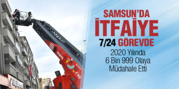 Samsun İtfaiyesi 202 Yılında 6 Bin 999 Olaya Müdahale Etti