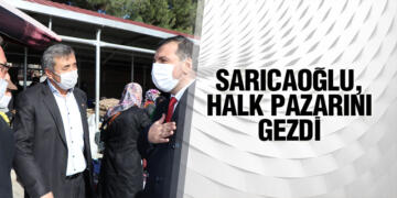 SARICAOĞLU, HALK PAZARINI GEZDİ