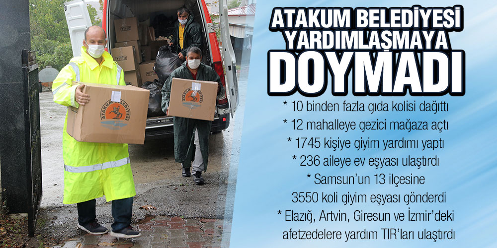 Atakum Belediyesi Paylaşım Merkezi Yardımlaşmaya Doymadı