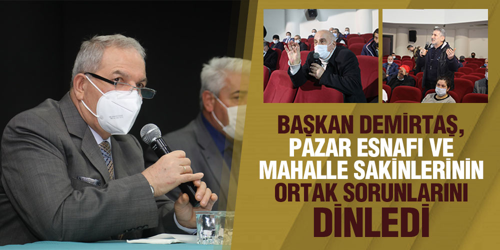 İlkadım Belediyesi Pazar Esnafının Sorunlarını Dinledi