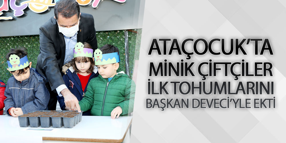 AtaÇocuk öğrencileri tarıma başladı