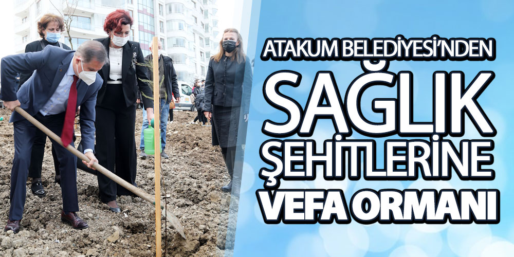 Atakum’da Sağlık Şehitleri İçin 150 Mimoza Fidanı Toprakla Buluştu 