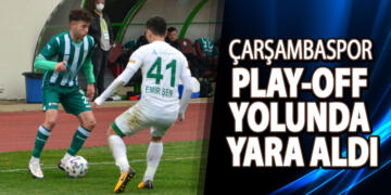 Çarşambaspor Play-Off Yolunda Yara Aldı
