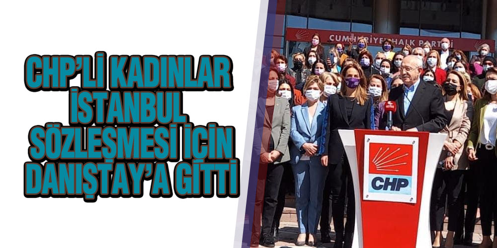 CHP’li Kadınlar, İstanbul Sözleşmesi’nin iptali için Danıştay’da dava açtı