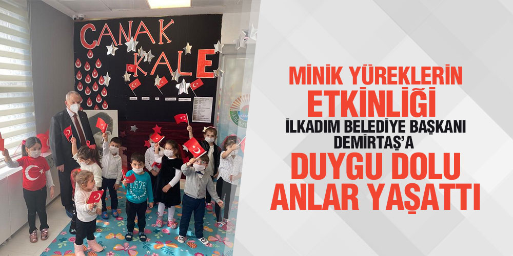 Başkan Demirtaş Çanakkale Zaferini Miniklerle Kutladı