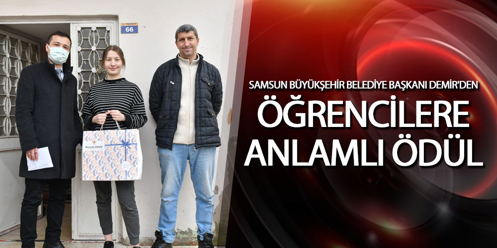 Başkan Demir’den öğrencilere anlamlı ödül