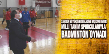 Başkan Demir’den milli badminton sporcularına ziyaret