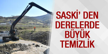 SASKİ’den Derelerde Büyük Temizlik