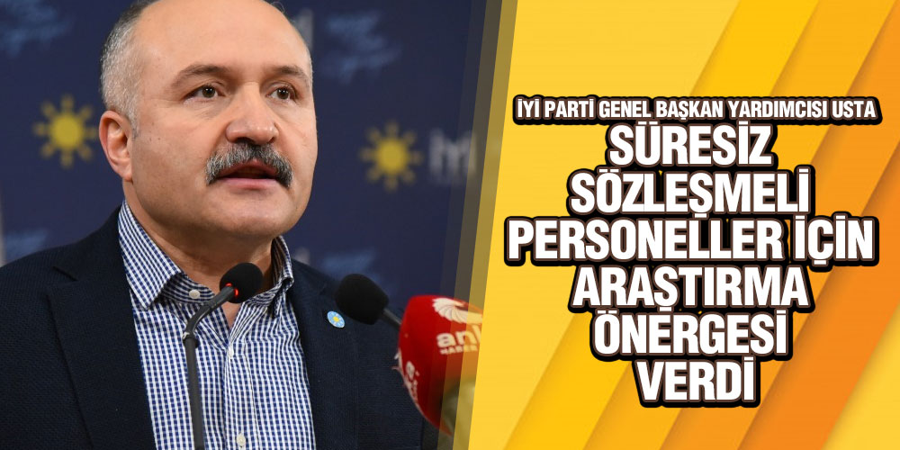 Usta’dan Sözleşmeli Personel Sorusu