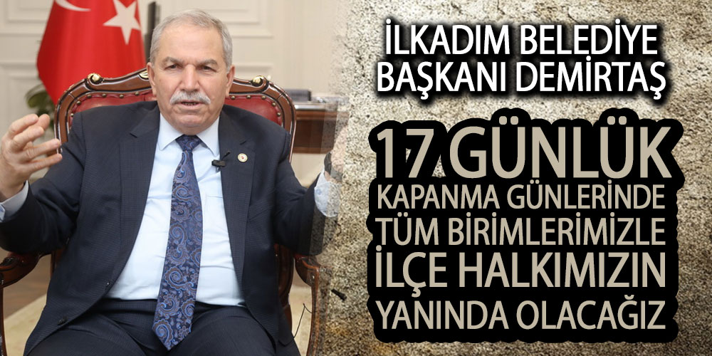 İlkadım Belediyesi Vefa Ekipleri Tam Kapanmada Yaşam Desteği Olacak