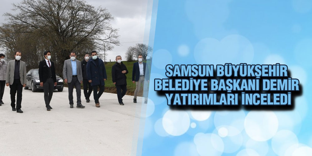 Başkan Demir yatırımları inceledi