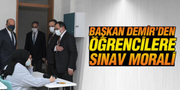 Başkan Demir’den öğrencilere sınav morali