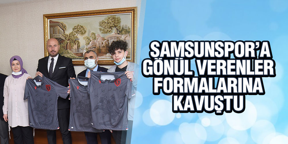 Başkan Togar Samsunspor Formalarını Teslim Etti