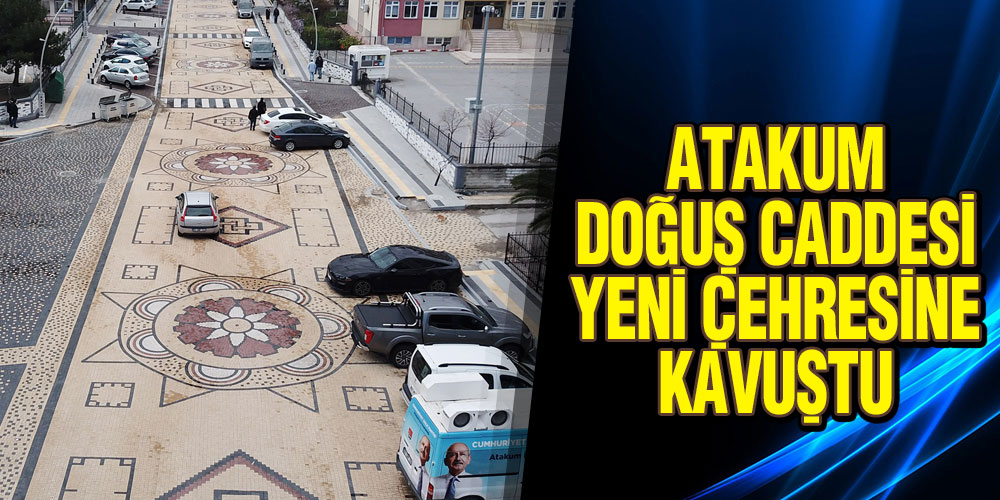 Atakum Belediyesi’nden Doğuş Caddesi’ne sanatsal dokunuş