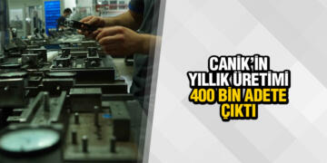 Canik’in Yıllık Üretimi 400 Bin Adete Çıktı