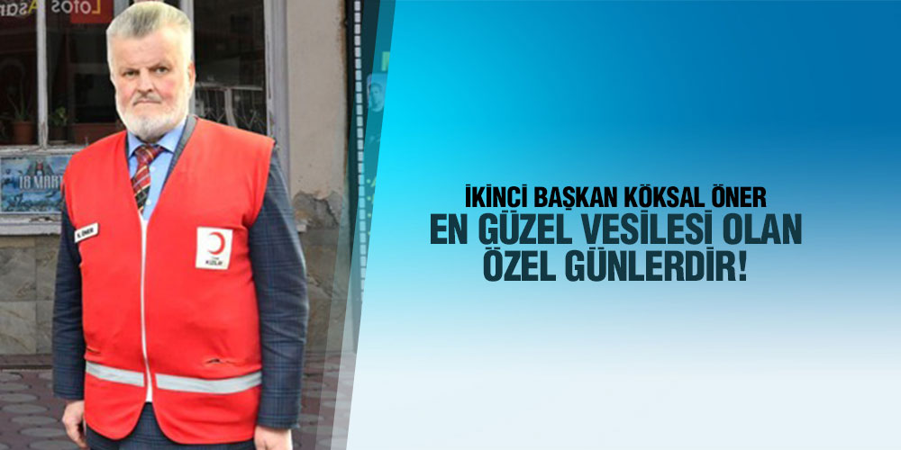 Öner’den Ramazan Bayramı Mesajı