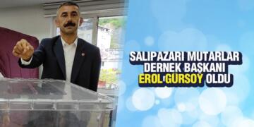 SALIPAZARI MUTARLAR DERNEK BAŞKANI EROL GÜRSOY OLDU