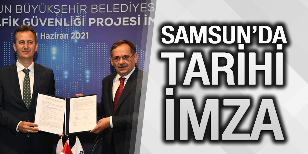 Samsun’da Akıllı Şehir Trafik Güvenliği Projesi Hayata Geçiyor