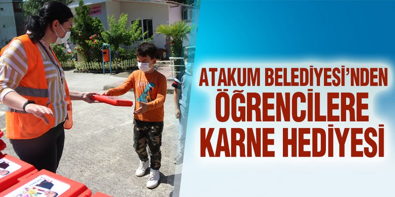 Atakum Belediyesi’nden Öğrencilere Karne Hediyesi