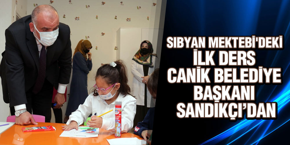 Başkan Sandıkçı İlk Dersi Verdi