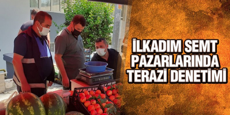 İlkadım Zabıta Ekipleri Pazar Esnafının Tartı Ayarlarını Kontrol Etti