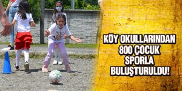 Köy Okullarından 800 Çocuk Sporla Buluşturuldu!
