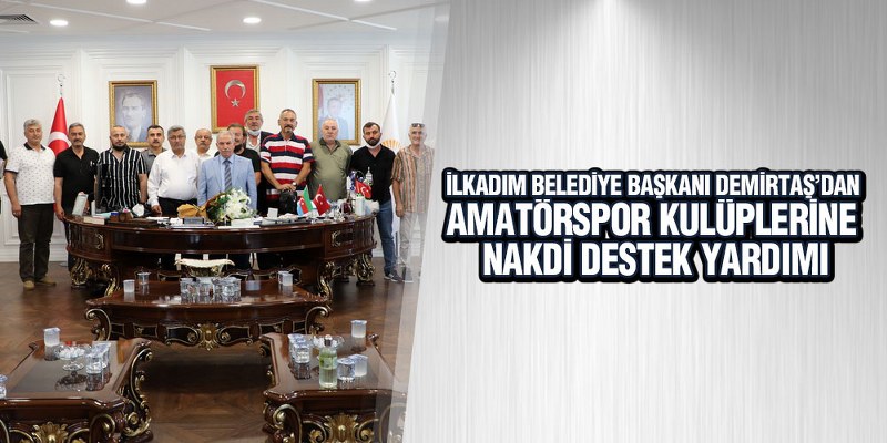 Amatör Spor Kulüp Başkanları Başkan Demirtaş’ı Ziyaret Ettiler