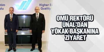 OMÜ Rektörü Ünal’dan YÖKAK Başkanına Ziyaret