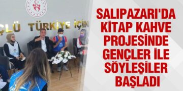 Salıpazarı’da Kitap Kahve Projesinde Gençler İle Söyleşiler Başladı