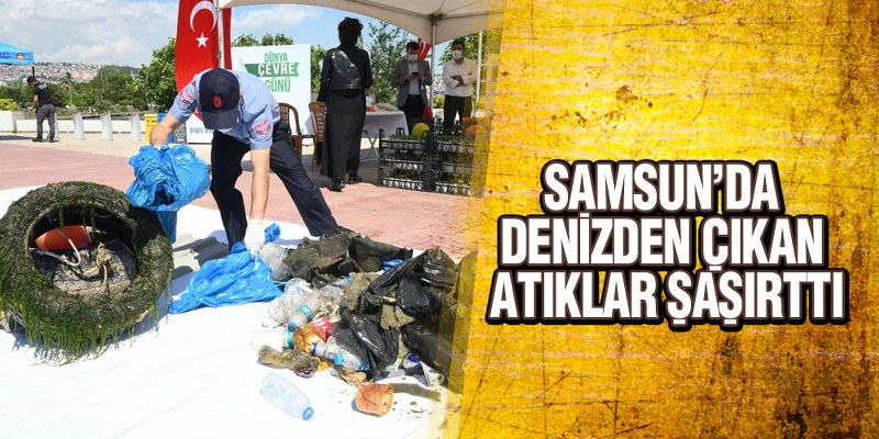 Samsun’da Denizden Çıkan Atıklar Şaşırttı