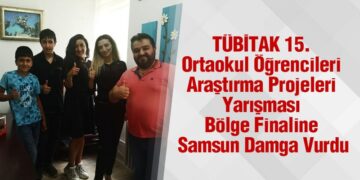 TÜBİTAK Bölge Finaline Samsun Damga Vurdu