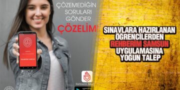 Sınavlara Hazırlanan Öğrencilerden Rehberim Samsun Uygulamasına Yoğun Talep
