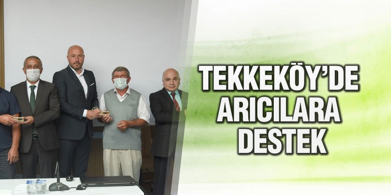 Tekkeköy’de Arıcılara Destek