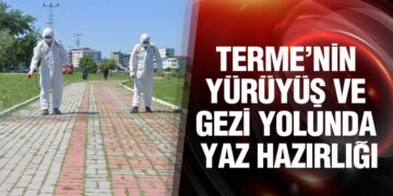 Terme’nin Yürüyüş Ve Gezi Yolunda Yaz Hazırlığı