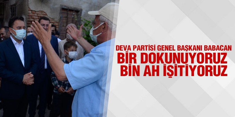 Ali Babacan’dan Alaçam’da önemli açıklamalar