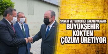 Havza mekanik otoparkın temelini Bakan Varank attı
