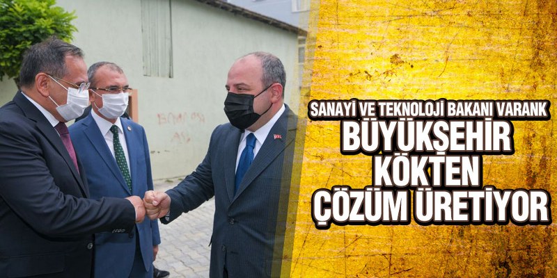 Havza mekanik otoparkın temelini Bakan Varank attı