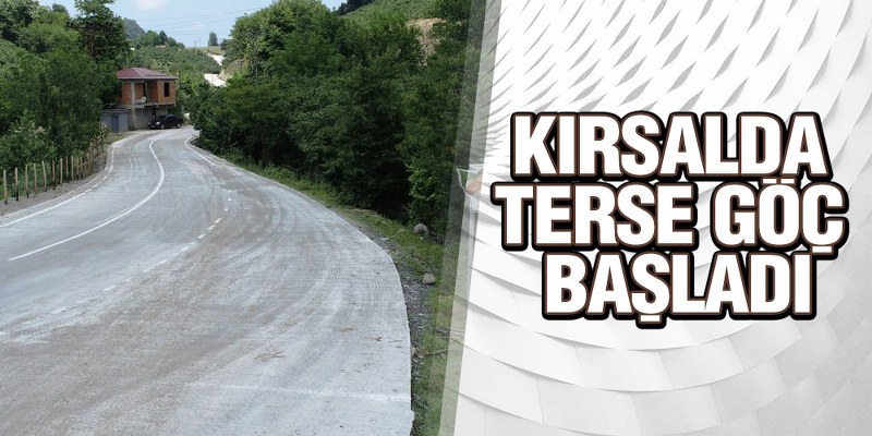 Kırsalda Terse Göç Başladı