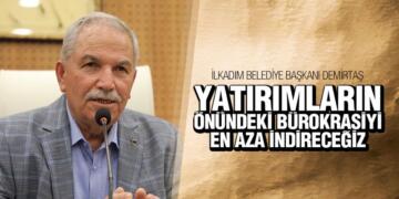 Başkan Demirtaş Müteahhitlerle Toplantı Yaptı