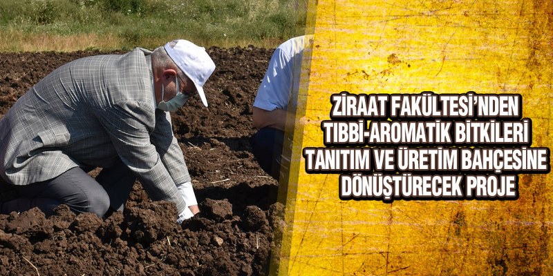 Ziraat Fakültesi’nden Tıbbi-Aromatik Bitkileri Projesi